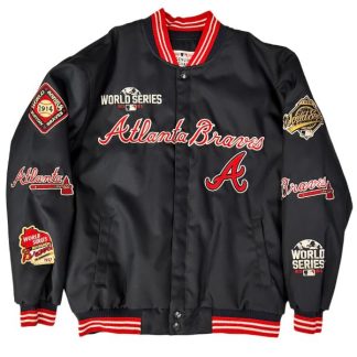 Atlanta-Braves-Black-Jacket