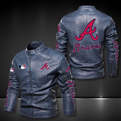Atlanta-Braves-motor-leather-jacket-blue