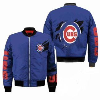 Chicago-Cubs-Blue-and-Black-Jacket