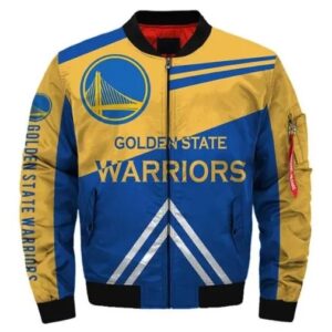 Golden-State-Warrior-Bomber-Jacket-front