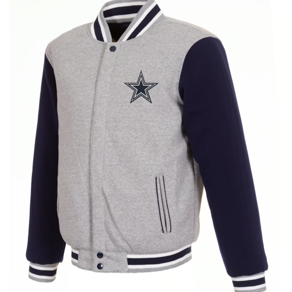 dallas-cowboys-gray-full-snap-jacket-front