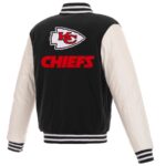Kansas City Chiefs 19 Mens Reversible Fleece Jacket for NFL Fans - Image 4