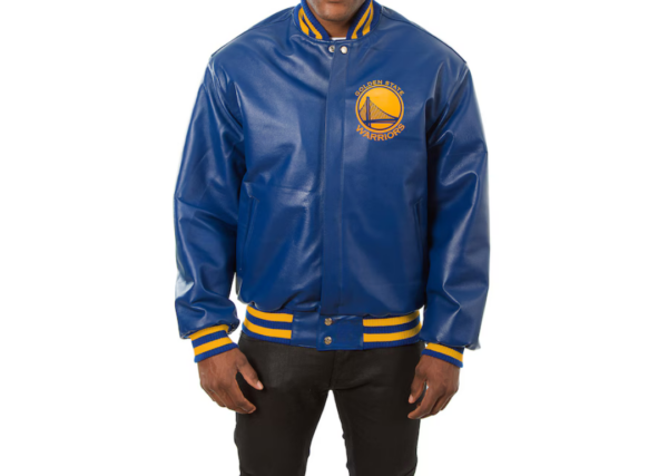 golden-state-warriors-nba-blue-real-leather-jacket-front