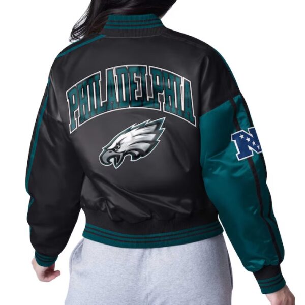 philadelphia-eagles-womens-midnight-green-black-cropped-satin-jacket-back