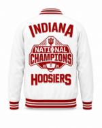 Indiana Hoosiers 2026 NCAA Football National Champions White Jacket - Image 2